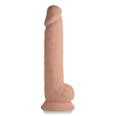 Fleshstixxx 10 Inch Silicone Dildo with Balls - Light